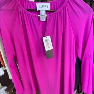 Joseph Ribkoff Fuchsia Blouse